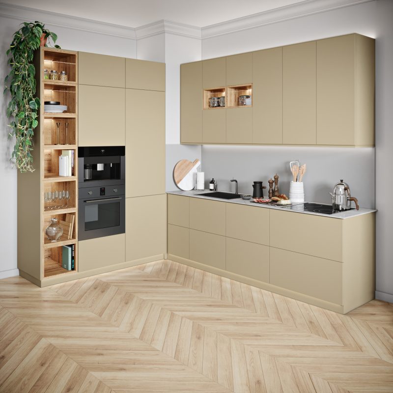 Keukenfronten Cava Beige (F70002 Sd) Voor Ikea Metod