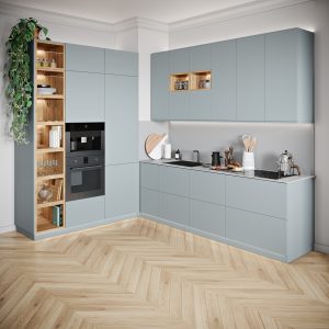 Keukenfronten Grijs Metallic (F70015 SD) voor IKEA Metod