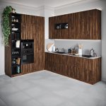 Keukenfronten Teak Makalo (K4342 AW) voor IKEA Metod